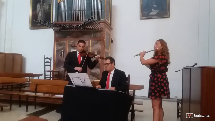 Trío instrumental para boda religiosa