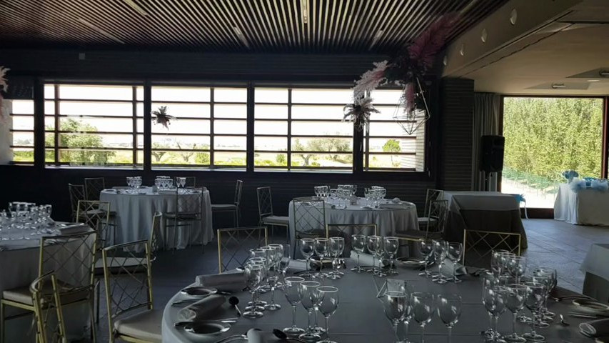 Decoración salón de bodas