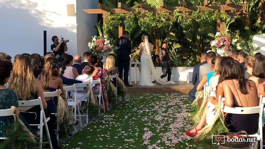 Boda con ritual de las arenas