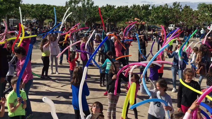 Fiesta infantil y baile en Arbeca