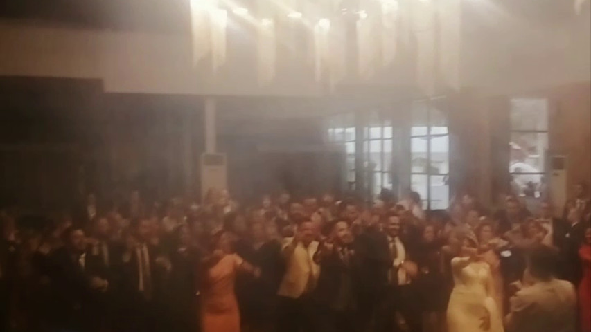 Coreografía en baile nupcial 