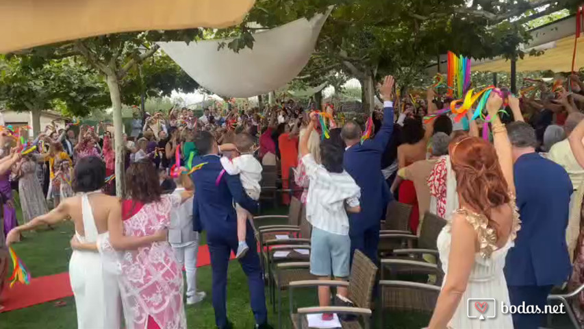 Boda en el jardín de Sierra Quil'ama