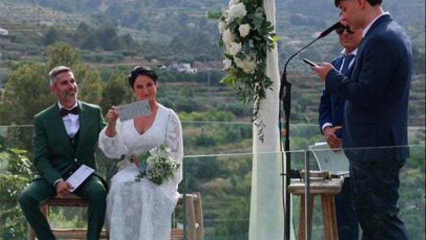 Momentos especiales de la boda de Camelia y Rafa