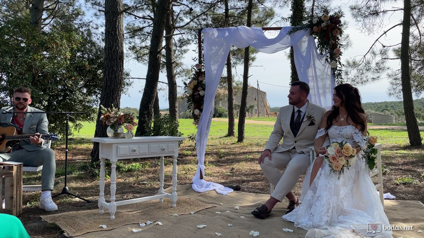 Sonorización de la ceremonia civil en el bosque