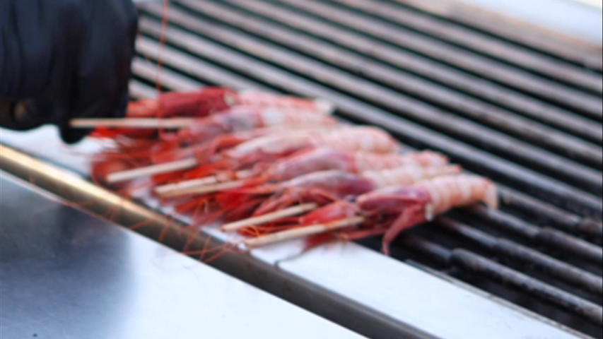 Buffet de gambas 