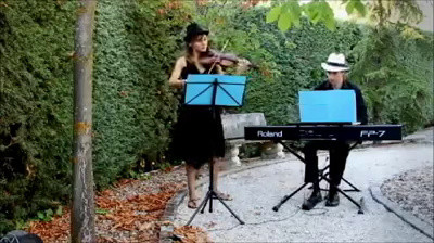 La cumparsita, violín y piano