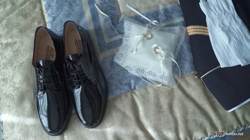 Preparativos de los novios
