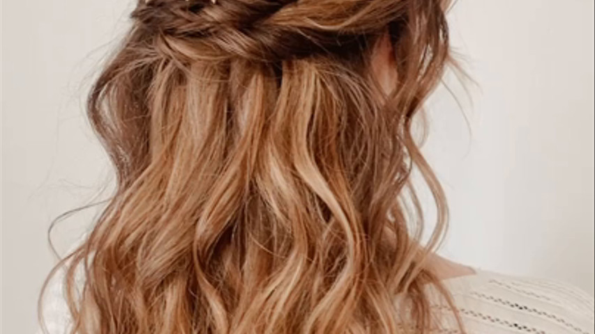 Trenza romántica boho