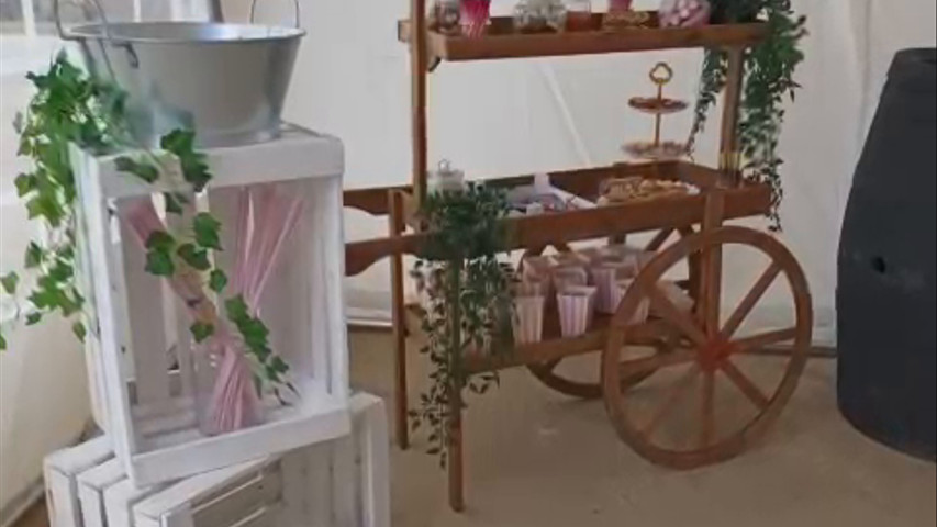 Carrito candy bar 