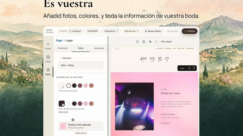 Get Ready Weddings - Webs sin plantillas