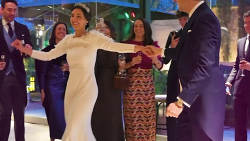 Boda en abril en La Quinta de Jarama con música en directo