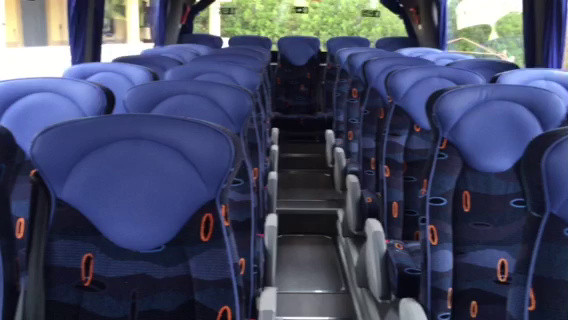 Interior de los buses