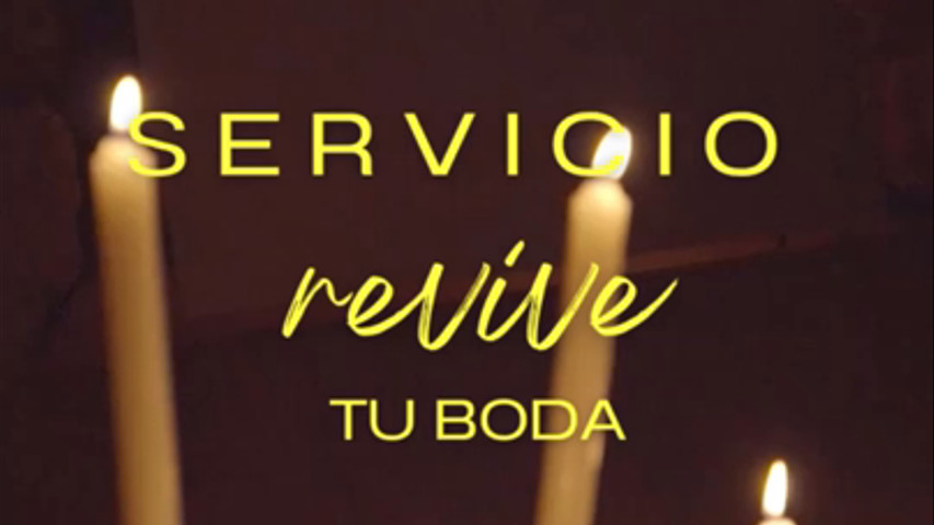 Servicio ¨"Revive tu boda"