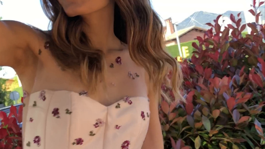 Vídeo de vestido de flores