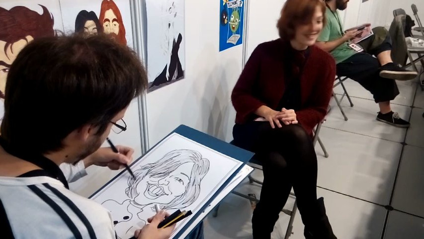Caricaturas en directo