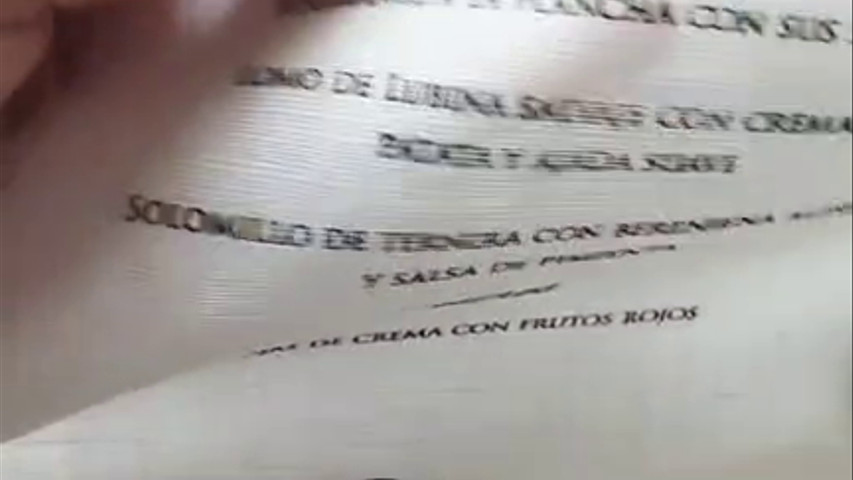 Minutas en tela