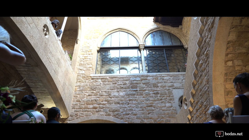 Video de boda con dron en el Palau lo Mirador