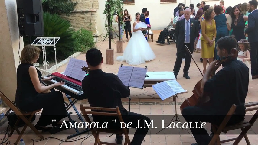 "Amapola " de J.M. Lacalle. Arreglo de Scherzo música