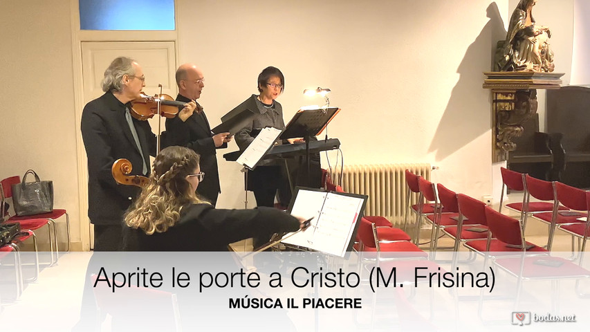 Aprite le porte a Cristo (M. Frisina) - Quinteto de soprano, barítono, violín, violonchelo y órgano