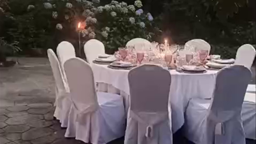 Banquete en Jardín