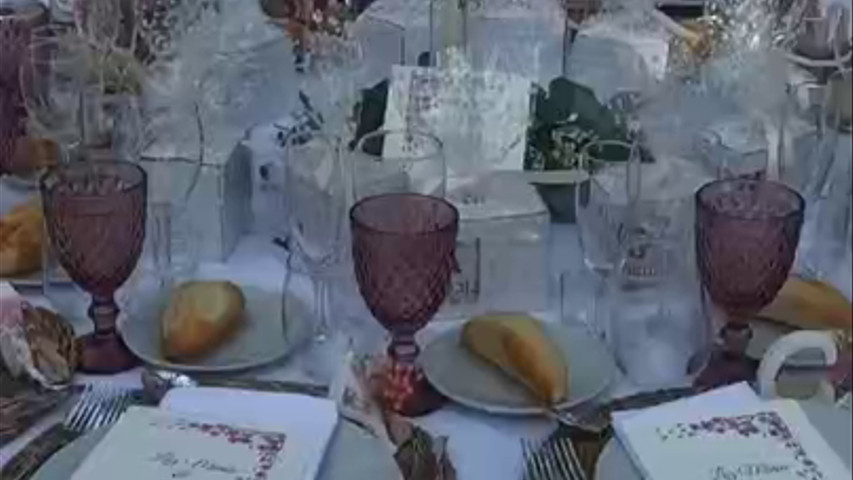 Banquete en Jardín