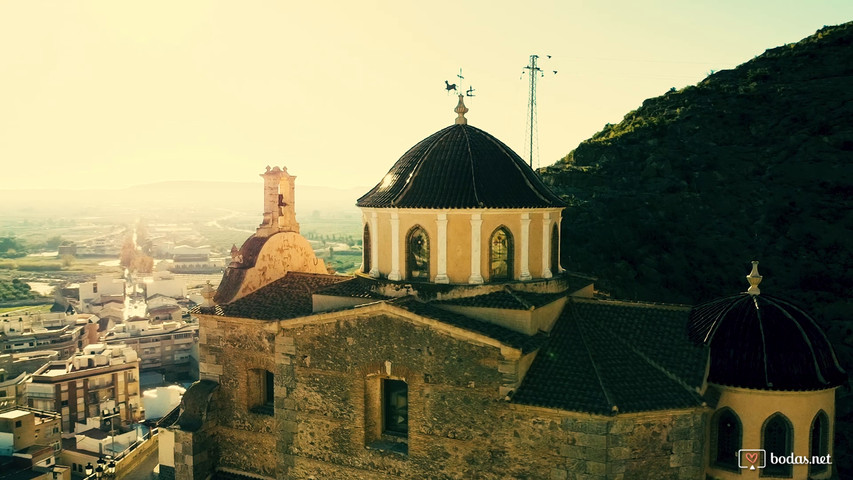 Dron - Vista de la iglesia de Callosa de Segura