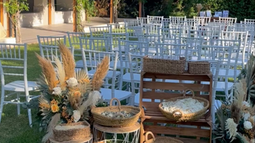 Ceremonia en jardín cedro 