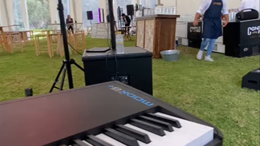 Pruebas de sonido para boda