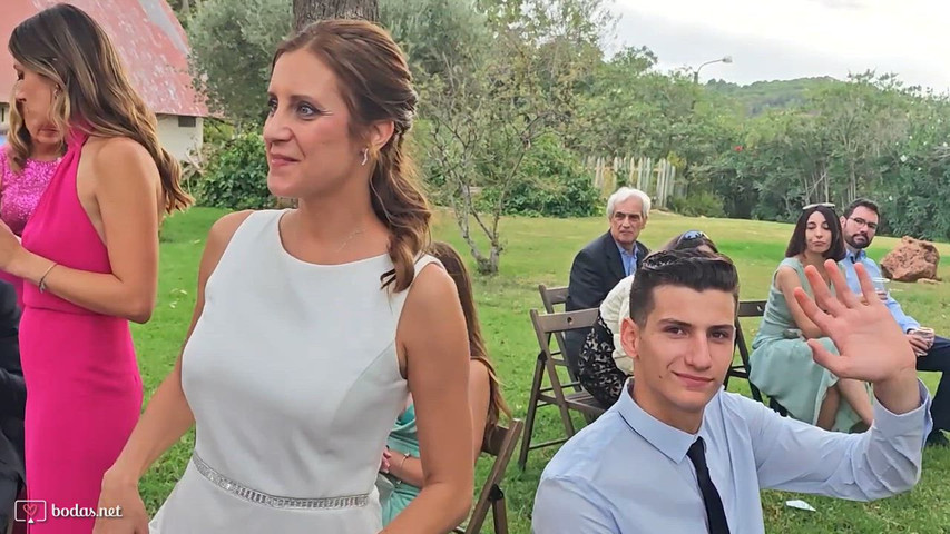 Momento mágico en la boda de Susi y Andrés