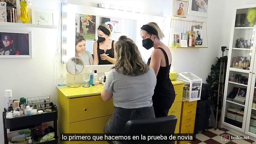 Prueba de novia de Marina en mi estudio 