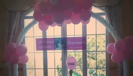 Decoracion con globos