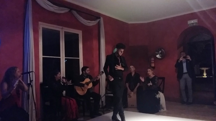 Grupo flamenco baile Bulerías 