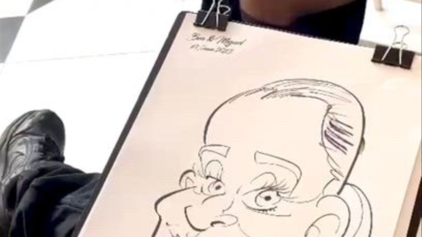 Caricatura en solo 4 minutos