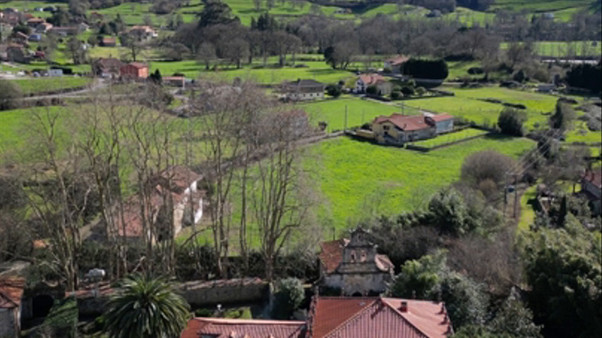 Vista aérea de la finca