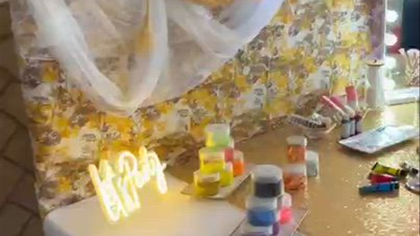 Teléfono, glitter, fotomatón, 360