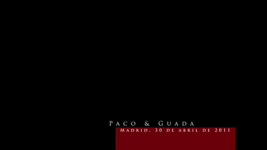 Teaser de Paco y Guada