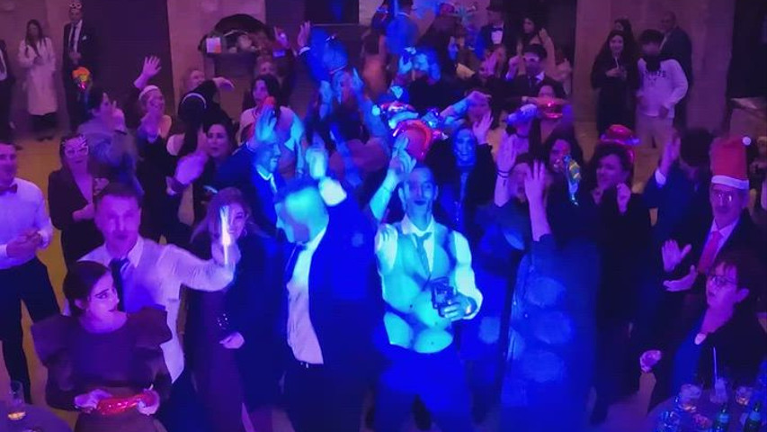 Ambiente real en boda de invierno