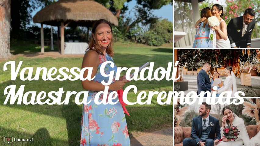 Vanessa Gradolí - Maestra de Ceremonias