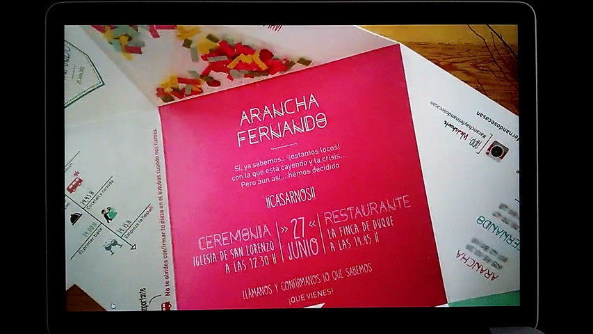 Video invitación Arancha y Fernando