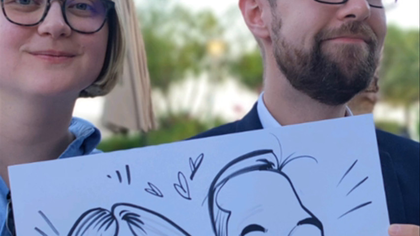 Caricaturas en bodas