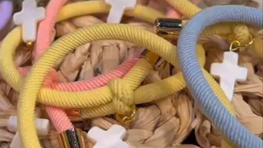 PULSERAS CRUZ ELÁSTICA 