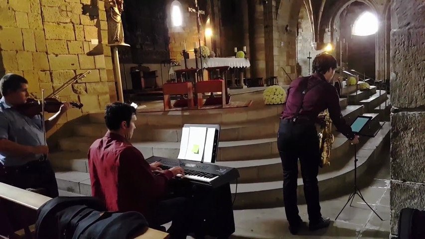 Boda en la Iglesia de Sant Llorenç de Lleida - Sax on Ara