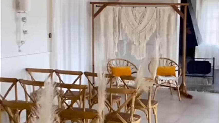 Montaje ceremonia interior