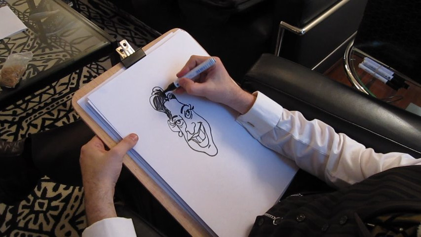 Caricatura en vivo