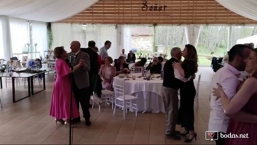 Animación de mesas durante el banquete