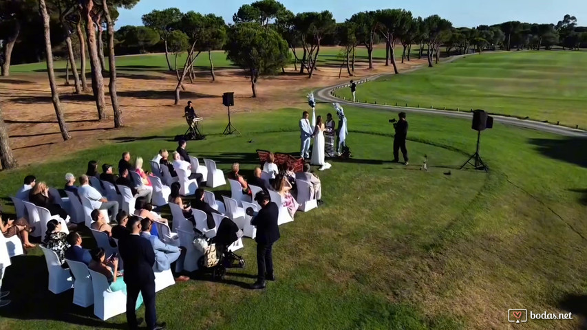 Una ceremonia civil desde nuestro dron 