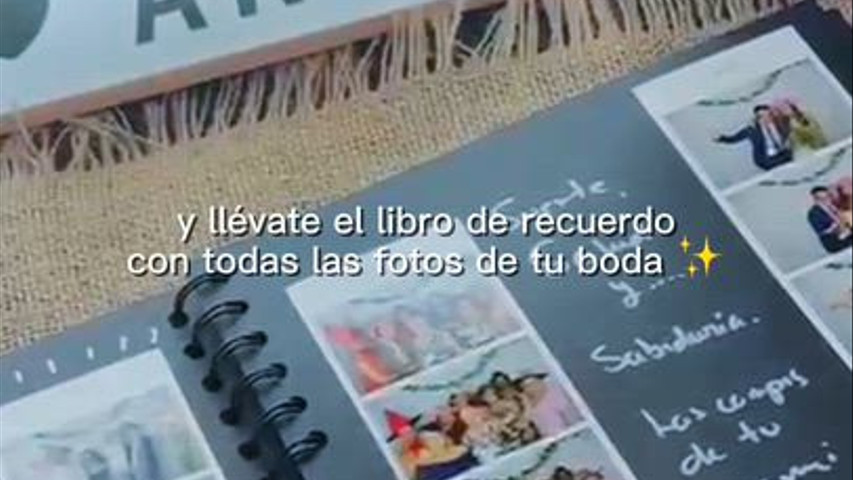 FOTOMATÓN con LIBRO DE RECUERDO 