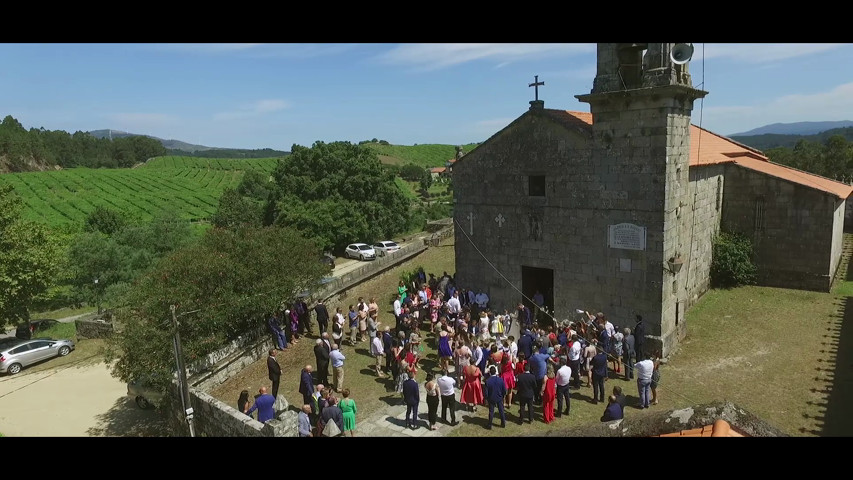 Vista aérea de bodas