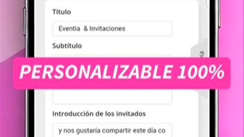 Crea tu invitación digital de boda