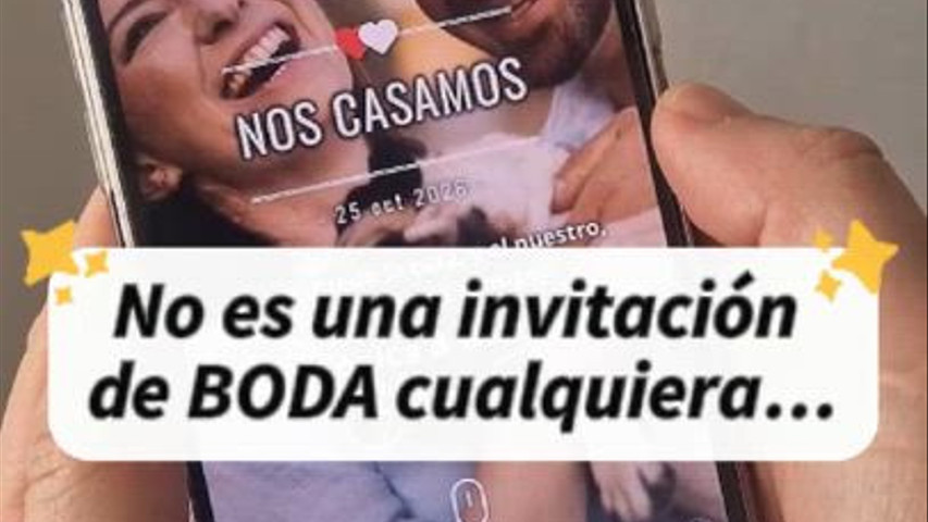 Nuestra invitación de boda 